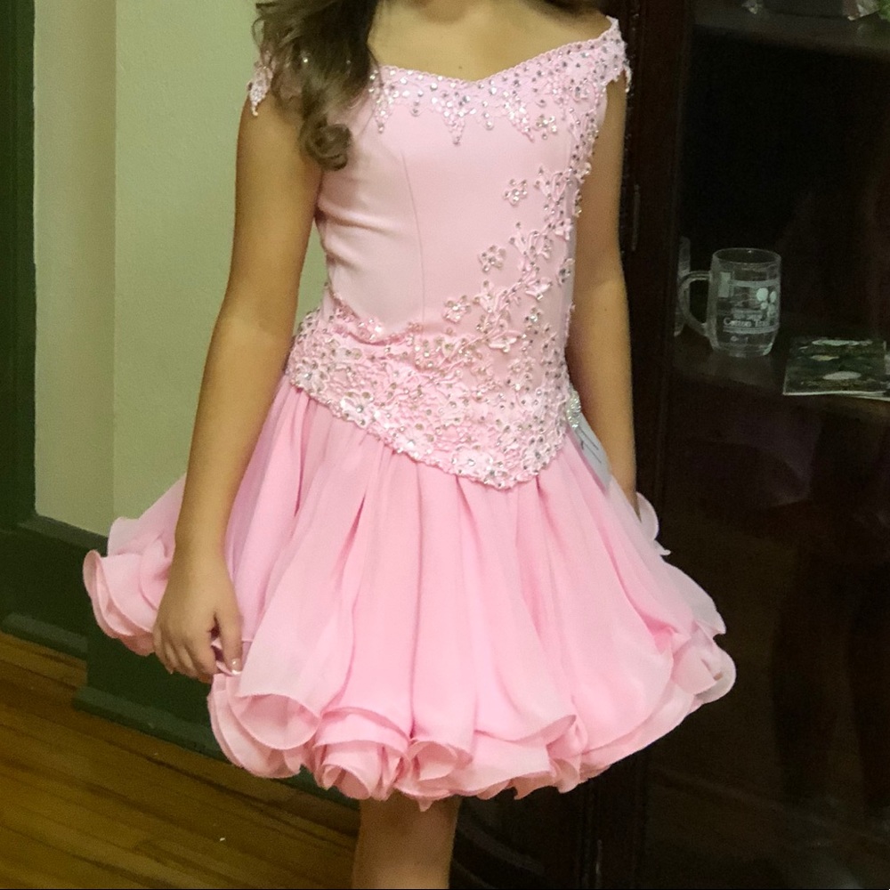 Fiesty Leraye Cupcake Pageant Dress